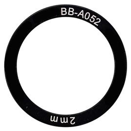 Elvedes Bottom Bracket Alloy Spacers 6 Units Prateado 38 x 30 x 2 mm