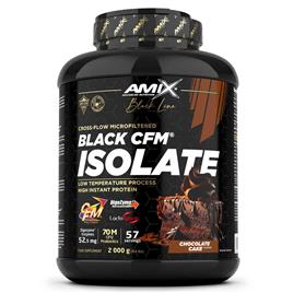 Amix Black Cfm Isolate 2kg Protein Chocolate Cake Castanho