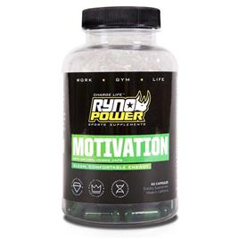 Ryno Power Mot882 Unflavored Motivation Caps 60 Units Transparente