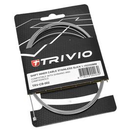 Trivio Stainless Slick Shift Cable 20 Units Prateado 1.1 x 2250 mm