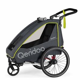 Qeridoo Qupa1 Trailer Prateado Max 36 kg Rapaz
