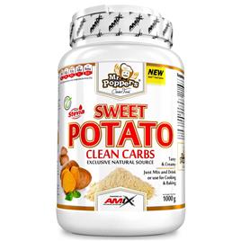 Amix Mt Poppers Clean Carbs 1kg Sweet Potato Flour White Chocolate Transparente