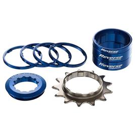 Reverse Components Hg Single Speed Kit Prateado 1s / 13t