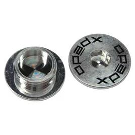 Xpedo Face Off Pedal Cap Prateado