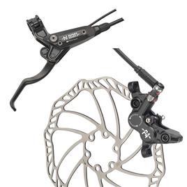 Promax Mtb Dsk-930 180 Mm 4 Pistons Rear Brake Prateado