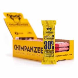 Chimpanzee Protein 50g Vanilla & Crispies Energy Bars Box 20 Units Amarelo