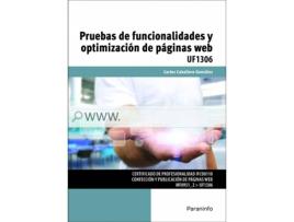 Livro Pruebas Funcionalidades Y Optimización De Paginas Web de Carlos Caballero González (Espanhol)