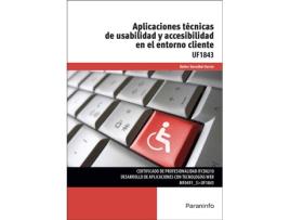 Livro Aplicaciones Técnicas Usabilidad Accesibilidad Uf1843 de Xabier Ganzábal García (Espanhol)