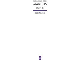 Livro El Evangelio Según Marcos de Joel Marcus (Espanhol)