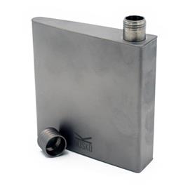 Nosko Gr5 Titanium Flask 178ml Prateado