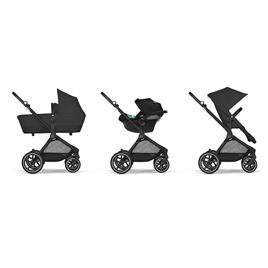 Cybex Travelsystem Eos Lux Baby Stroller Preto