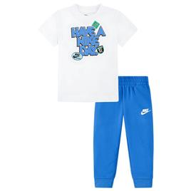 Nike Kids Soa Fleece Set Azul 24 Months