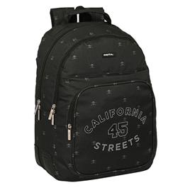 Safta Double California Backpack Preto