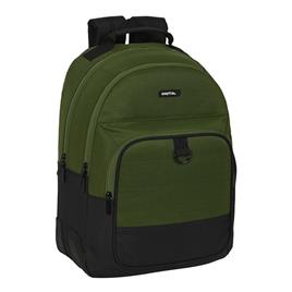 Safta Double Dark Forest Backpack Verde
