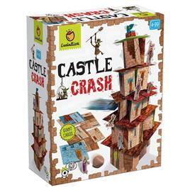 Ludattica Castle Crash Board Game Castanho