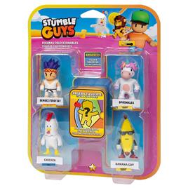 Stamble Guys Pack Of 5 Units Figure Colorido