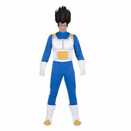 Viving Costumes Vegeta With Shirts Vest Gloves And Covers Costume Azul XL