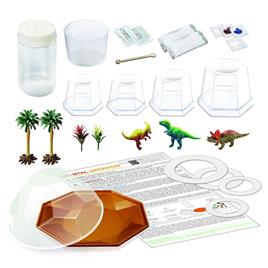 4m Crystal Growing/dino Crystal Terrarium/eu Craft Kit Transparente