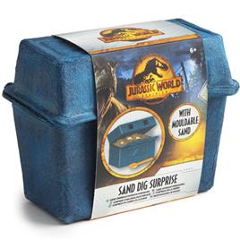 Universal Studios Jurassic World Sand Surprise Chest 6 Units Azul