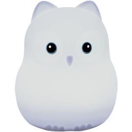 Light For Kids Owl Night Lamp Branco