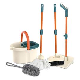 Eurekakids Extendable Cleaning Set With 5 Pieces Colorido