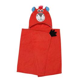 Zoocchini Bear Bath Cape Laranja