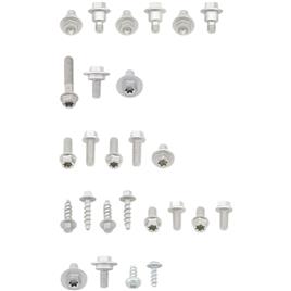 Ufo Ktm Exc 150 Tpi 21 Screw Kit Prateado