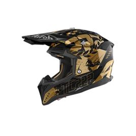 Airoh Aviator 3 Tc222 The Legend Off-road Helmet Preto,Dourado XL
