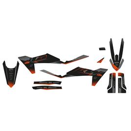 Blackbird Racing Ktm Sx 125 Ref:2548y Graphic Kit Colorido