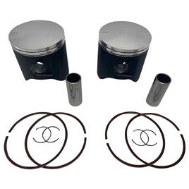 Wossner Polaris K7066da-2 Piston Kit Prateado