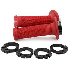 Domino D100 Off Road Color D-lock Grips Vermelho