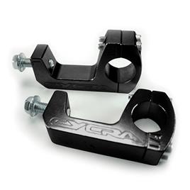 Cycra U-clamps T-1 Set 1cyc-1150-12 Handguard Anchor Preto