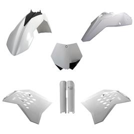 Polisport Off Road Mx Full Ktm Sx/sx-f (07) Blanco Plastics Kit Branco