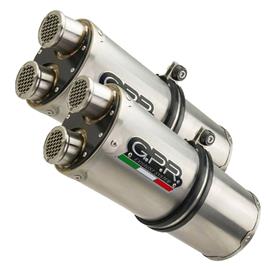Gpr Exclusive Ducati Monster 800 2003-2005 Muffler With Link Pipe Prateado
