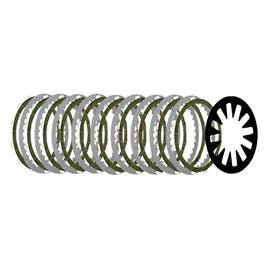 Belt Drives Ltd. High-performance Extra Btxp-14 Clutch Friction Plates Prateado