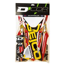 Dcor Visuals Geico Team Honda Crf 450 13-14 Graphic Kit Colorido