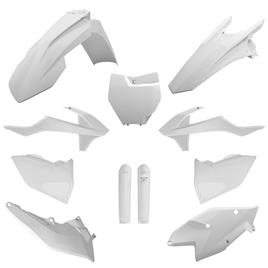 Polisport Off Road Mx Full Ktm Sx/sx-f/xc/xc-f (16-18) Blanco Plastics Kit Branco