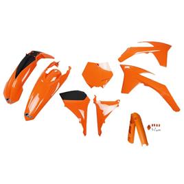 Ufo Ktm Sx/sx-f 2011-2011 Ktkit509f-127 Fork Protectors & Plastics Kit Laranja