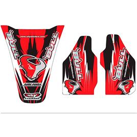 Why Stickers Honda Crf450r 2002-2004 Graphic Kit Vermelho