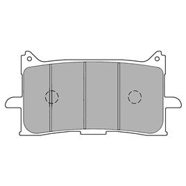 Ferodo Fdb2294st Sinter Sintered Disc Brake Pads Prateado