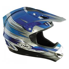 Misc. Tx-5108 Off-road Helmet Azul XS