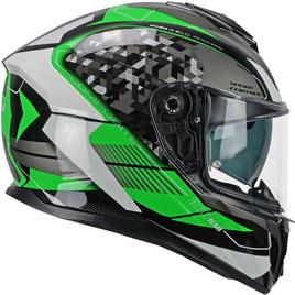 Cgm 360s Kad Race Full Face Helmet Verde L