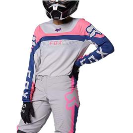 Fox Racing Mx Flexair Efekt Long Sleeve Jersey Cinzento M Mulher