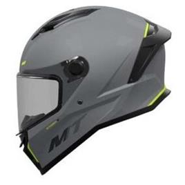 Mt Helmets Stinger Ii Solid Full Face Helmet Cinzento M