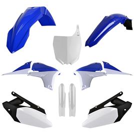 Polisport Off Road Mx Full Yamaha Yz450f (10-13) Oem (11-12) Plastics Kit Branco