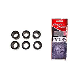 Bando 22270609 Ø20.9x17 14gr Variator Rollers Prateado