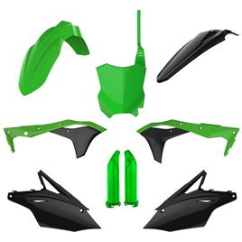 Polisport Off Road Mx Full Kawasaki Kx250f 17-20 Plastics Kit Verde
