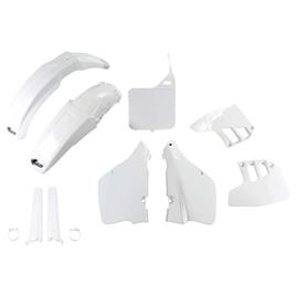 Ufo Suzuki Rm 250 1992-1992 Sukit396f-041 Fork Protectors & Plastics Kit Branco