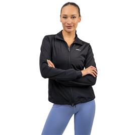 Nebbia Shiny Up Workout Sleek Full Zip Sweatshirt Preto M Mulher