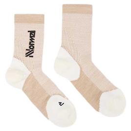 Nnormal Merino Half Long Socks Beige EU 39 1/3-42 2/3 Homem